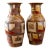 Set of Two Large Chinese Famille Rose (Canton-Style) Porcelain Floor Vases For Sale