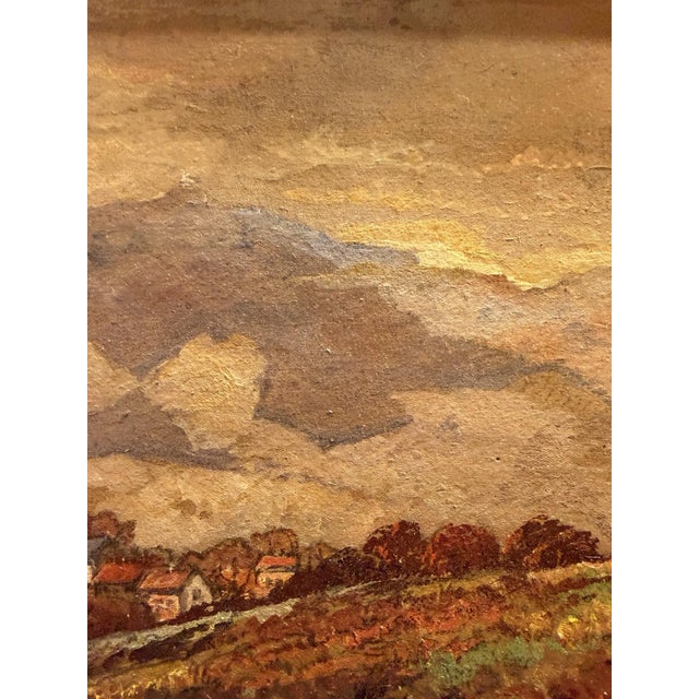 Pedro Schmiegelow, Wasserkuppe Rhön Abstroda Autumn, Oil Painting on Canvas For Sale - Image 12 of 13
