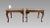Inlaid Solid Teak Side / End, Drinks Tables, Hand Carved With Copper & Brass, Glass Tops - A Pair For Sale - Image 4 of 9