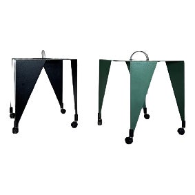 Harlequin Side Tables from Errebi, Italy, 1980s, Set of 2 For Sale