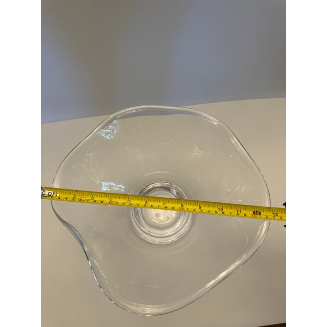 Simon Pearce Anemone Handkerchief Large Vase For Sale - Image 9 of 11