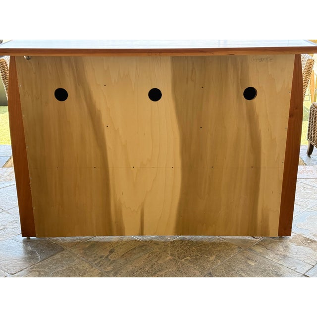 Simply Amish Aspen Large Open Sideboard For Sale - Image 9 of 13