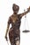 This is a truly stunning large bronze 'Lady Justice' statue set upon a bronze base, dating from the late 20th century....