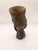 Wood Antique African Carved Wood Palm Wine Cup / Female Figure - Tribal Art, DRC For Sale - Image 7 of 10