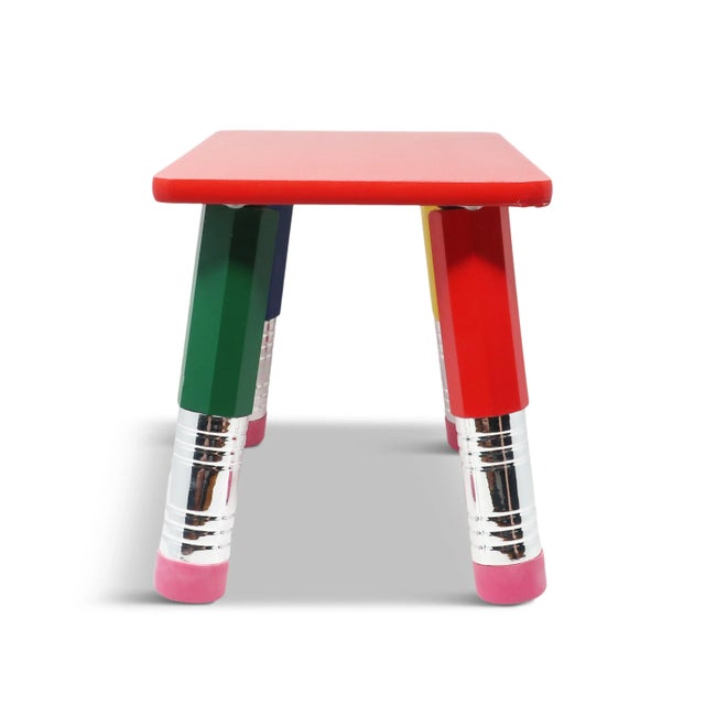 1980s Vintage 1980s Pierre Sala Pencil Stool For Sale - Image 5 of 7