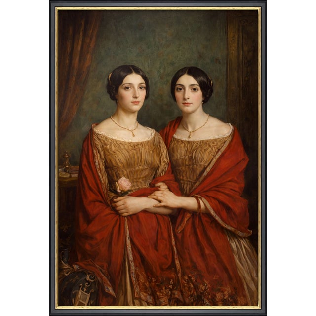 Atelier Aria Lumae the Sisters Unspoken Terracotta and Warm Amber Large Board Print For Sale In San Antonio - Image 6 of 16