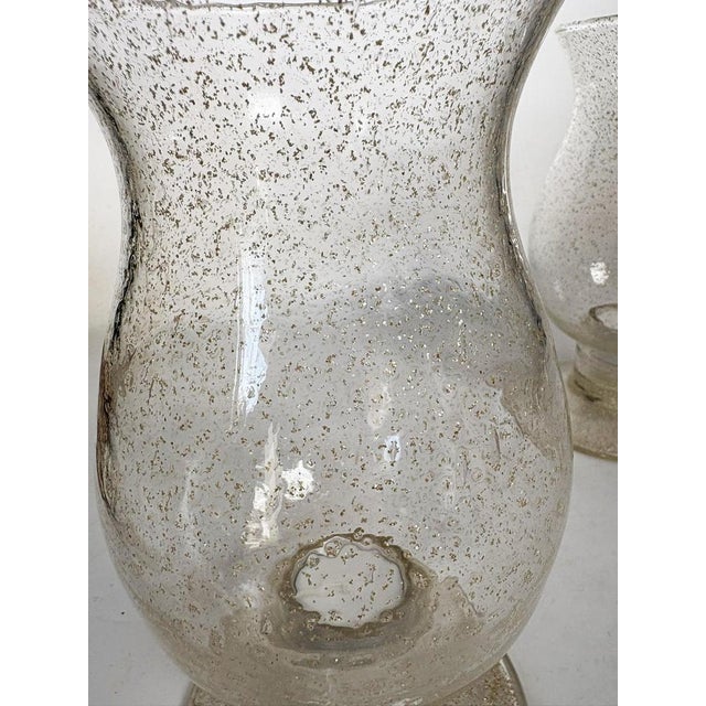 Bubble Glass Candleholders, France, 1970, Set of 2 For Sale - Image 6 of 9
