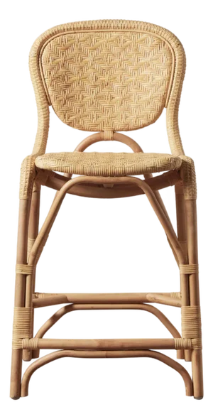 Portofino Rattan, Bistro Counter Stool, Natural