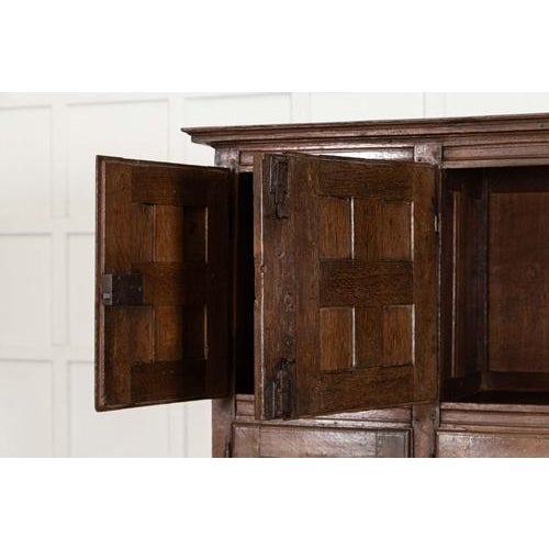 Large 18th Century French Oak Housekeepers Cupboard, 1760s For Sale - Image 15 of 18