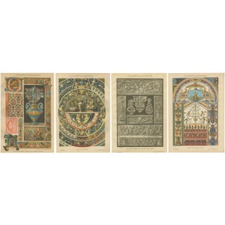 H. Dolmetsch, Renaissance Decorative Prints, 1887, Paper, Set of 4 For Sale