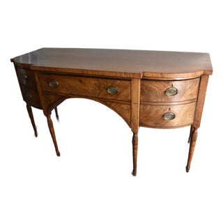 English Sheraton Sideboard For Sale