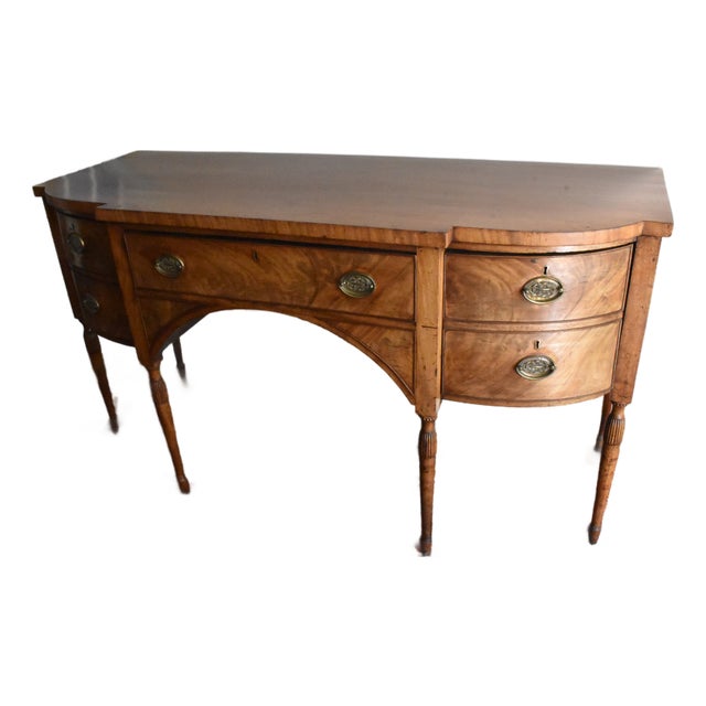 English Sheraton Sideboard For Sale