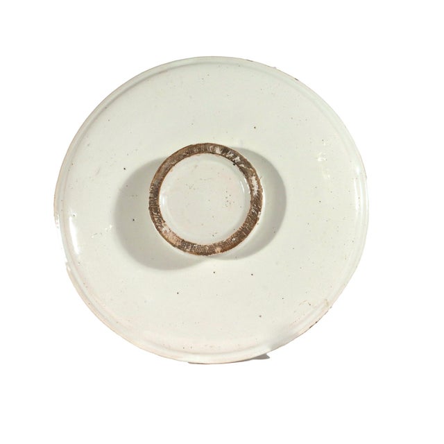 Italian Majolica Trembleuse Cup & Saucer, Castelli For Sale - Image 11 of 13