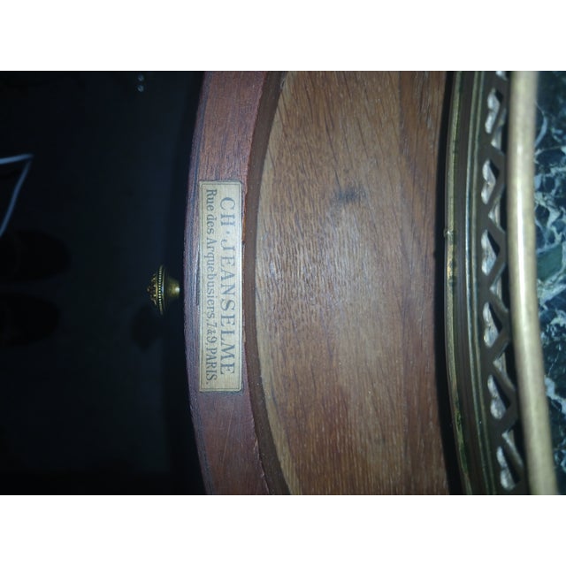 Tan Louis XVI Style Bedside Tables from Jeanselme Company, 1900, Set of 2 For Sale - Image 8 of 9