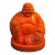 1960s-70s Red Ceramic Buddha Statue For Sale