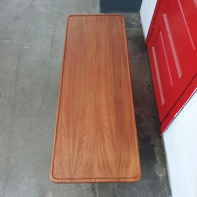 Wood Hans Wegner for Andreas Tuck Teak and Oak Coffee Table For Sale - Image 7 of 9