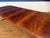 Classic Scallop Cornered Mahogany Dining Table by Leighton Hall - Showroom Sample For Sale - Image 10 of 14