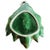Ceramic Mid-Century Majolica Leaf Bowl with Medlars from Secla, Portugal, 1970s For Sale - Image 7 of 9