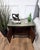 Mid-Century Italian Art Deco Walnut Nightstands with Glass Tops, 1950s, Set of 2 For Sale - Image 4 of 9