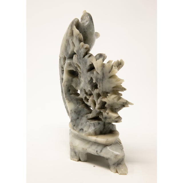 Mid 20th Century Chinese Soapstone Hand-Carved with Phoenix For Sale In Nashville - Image 6 of 13
