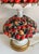 Ceramic Vintage Italian Made Porcelain Three Tier Fruit Platter Large Lamp For Sale - Image 7 of 12