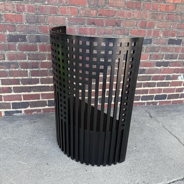 Black Charles Rennie Mackintosh 312 Willow Trone Armchair for Cassina – Vintage For Sale - Image 8 of 11