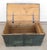 Rustic Antique Green Maritime Seaman’s Chest Ship Chest For Sale - Image 3 of 18