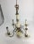 Early 20th Century Floral Porcelain Chandelier For Sale - Image 4 of 12