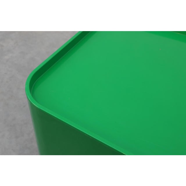 Forest Green Green Model 4970 Storage Unit by Anna Castelli Ferrieri for Kartell, Italy, 1970s For Sale - Image 8 of 11