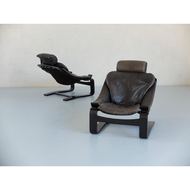 Kroken Armchairs attributed to Ake Fribyter for Nelo, Sweden, 1980s, Set of 2 For Sale - Image 9 of 12