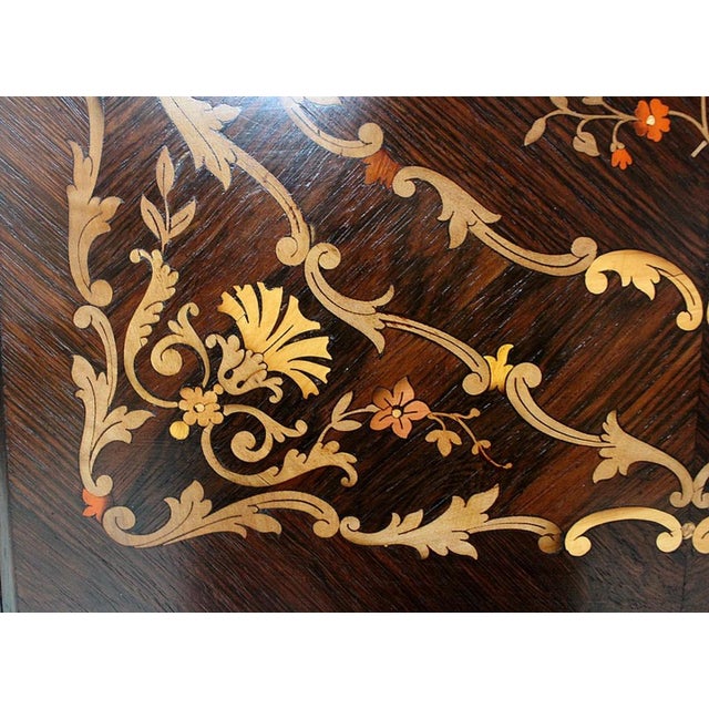 Small Napoleon III Marked Secretary in Louis XIV Style, 19th Century For Sale - Image 16 of 18