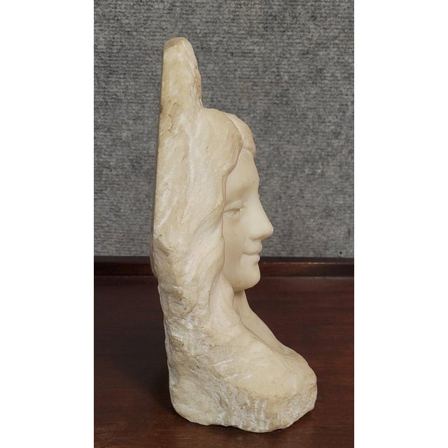 Marble Female Bust Sculpture from Lebrun, 1800s For Sale - Image 5 of 7