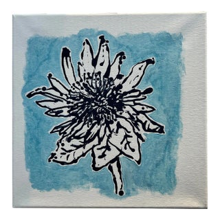 Original Colored Flower Painting For Sale