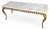 Metal Vintage French Hollywood Regency / Louis XV Style Marble Coffee Table with Brass Legs, 1960s For Sale - Image 7 of 7