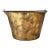 Vintage Spun Brass Bucket For Sale