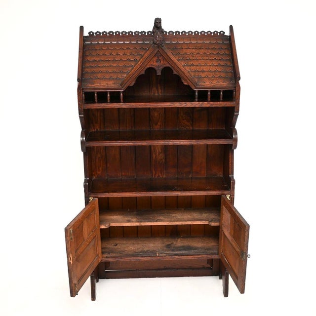 Antique Aesthetic Movement Cabinet attributed to John Moyr Smith, 1880 For Sale - Image 3 of 11