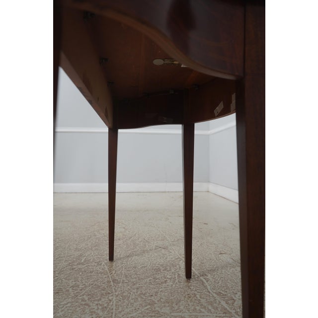 Baker Historic Charleston Mahogany Demi Lune Console For Sale - Image 14 of 15