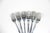 1960s Curated Set of 6 Mid Century Modern Stainless Steel Dinner Forks, Mismatched For Sale - Image 9 of 10