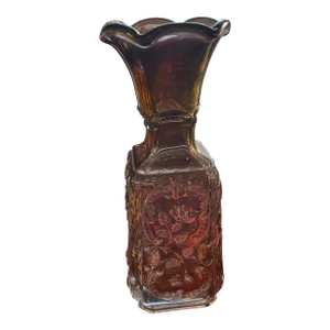 Early 20th Century Imperial Carnival Iridescent Mephistopheles Devil Vase