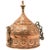 Antique Indian Copper Pandan Betel Box, Mughal Revival, Pierced Dome Lid For Sale - Image 13 of 13