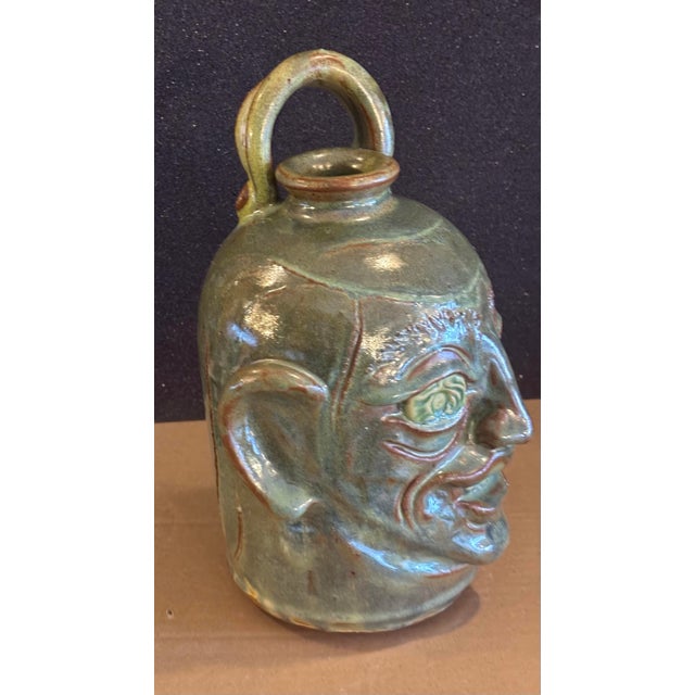 Southern Face Jug Folk Art by Savannah Craven For Sale - Image 10 of 12