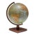 Vintage French Modern Illuminated Glass Globe Terrestre by Girard Et Barrère For Sale