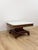 Art Deco Antique Mahogany Marble Top Coffee Table Traditional Square Living Room For Sale - Image 3 of 11