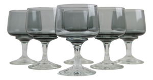 Vintage Danish Atlantic Port Glasses by Per Lütken for Holmegaard, 1960s, Set of 6