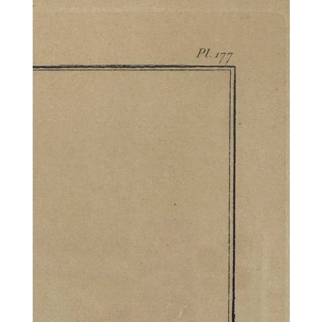 Rare antique French fashion print hand colored published first in Paris, 1779. The compositions were based on the most...