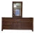 1980s Henry Link Triple Dresser and Mirror For Sale