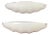 Large Leucos Wall Lamps in Opaline Blown Murano Glass, 1980s, Set of 2 For Sale