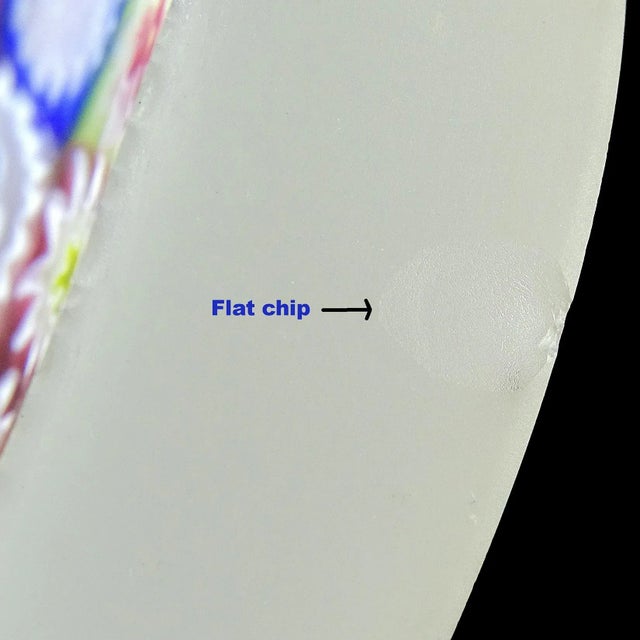 Murano Fratelli Toso Vintage Millefiori Flower Mosaic Rainbow Colors Italian Art Glass Footed Vase For Sale - Image 9 of 11