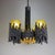 Mid-Century Modern Brutalist Chandelier by Marcello Fantoni for Fantoni Studio, Florence, Italy, 1960s For Sale - Image 3 of 18