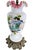White Pair of 19th Century Victorian Glass Vases Mounted as Lamps For Sale - Image 8 of 12